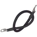 Ancor Battery Cable Assembly, 2 AWG (34mm) Wire, 5/16" (7.93mm) Stud, Black - 18" (45.7cm) [189140] - Wholesaler Elite LLC