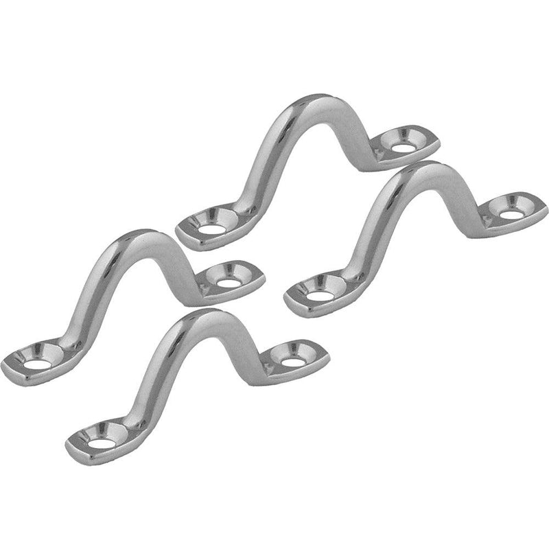 Taco Stamped Stainless Steel Eye Straps (4 Pack) [F16-1200-2] - Wholesaler Elite LLC