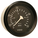 VDO Cockpit Marine 85mm (3-3/8") 35 MPH Pitot Speedometer - Black Dial/Bezel [260-11796] - Wholesaler Elite LLC