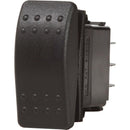 Blue Sea 7930 Contura II Switch SPST Black - OFF-(ON) [7930] - Wholesaler Elite LLC