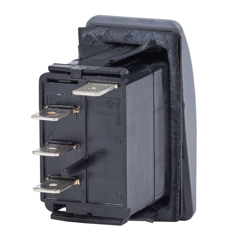 Blue Sea 7931 Contura II Switch SPDT Black - ON-OFF-ON [7931] - Wholesaler Elite LLC
