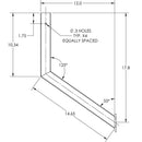 TACO Stainless Steel Table Column [F16-0005A] - Wholesaler Elite LLC
