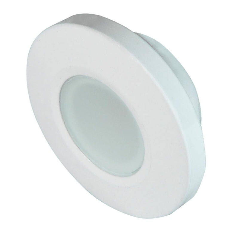 Lumitec Orbit Flush Mount Down Light - Blue Non-Dimming, Red Non-Dimming White Dimming w/White Housing [112528] - Wholesaler Elite LLC