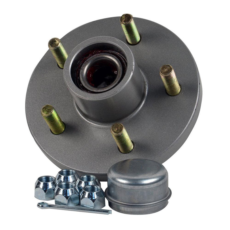 C.E. Smith Trailer Hub Kit - 1-3/8" x 1-1/16" Tapered - 5 x 4-1/2" Galvanized [13515] - Wholesaler Elite LLC