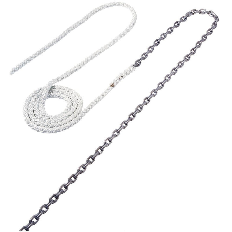 Maxwell Anchor Rode - 15'-5/16" Chain to 150'-5/8" Nylon Brait [RODE52] - Wholesaler Elite LLC