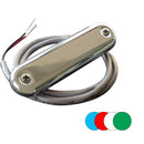 Shadow-Caster Courtesy Light w/2' Lead Wire - 316 SS Cover - RGB Multi-Color - 4-Pack [SCM-CL-RGB-SS-4PACK] - Wholesaler Elite LLC