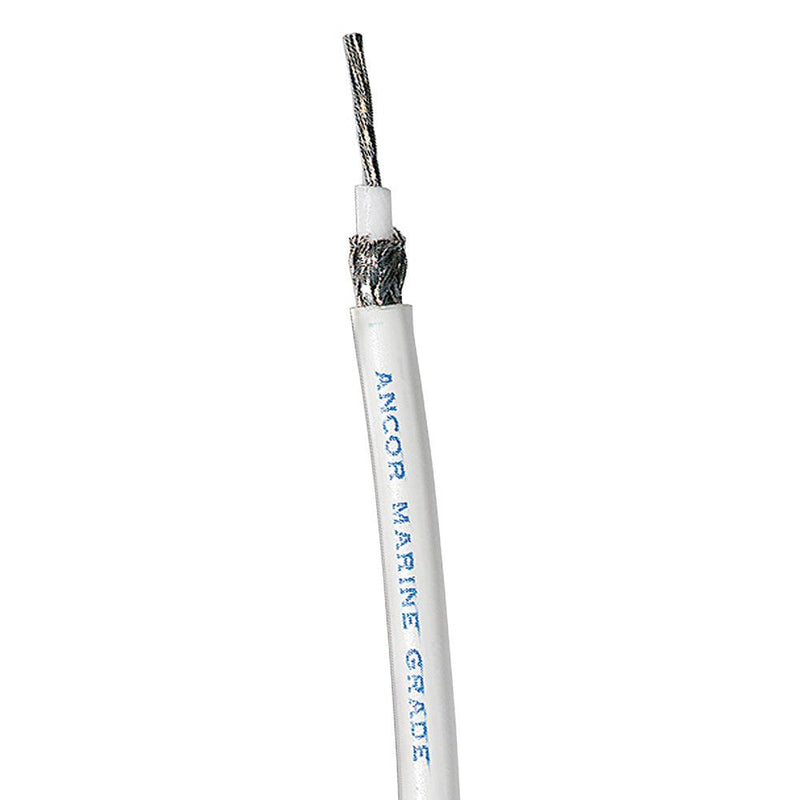 Ancor White RG 213 Tinned Coaxial Cable 250 151725