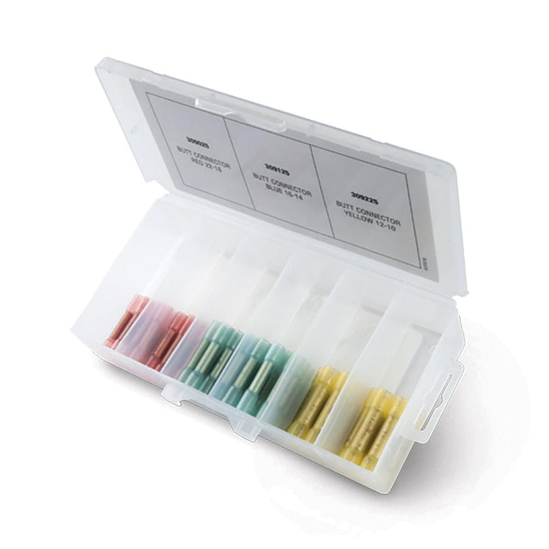 Ancor Adhesive Lined Heat Shrink Butt Connector Multi-Pack - 75-Piece [220011] - Wholesaler Elite LLC