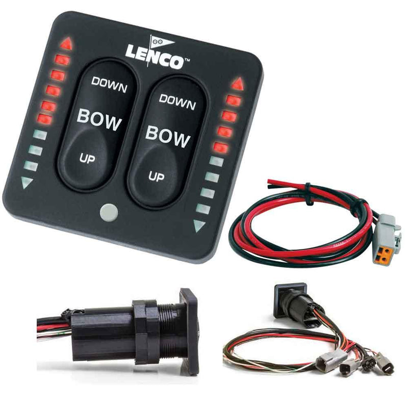 Lenco LED Indicator Integrated Tactile Switch Kit w/Pigtail f/Single Actuator Systems [15170-001] - Wholesaler Elite LLC