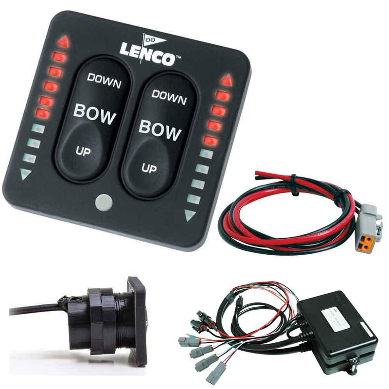 Lenco LED Indicator Two-Piece Tactile Switch Kit w/Pigtail f/Dual Actuator Systems [15271-001] - Wholesaler Elite LLC