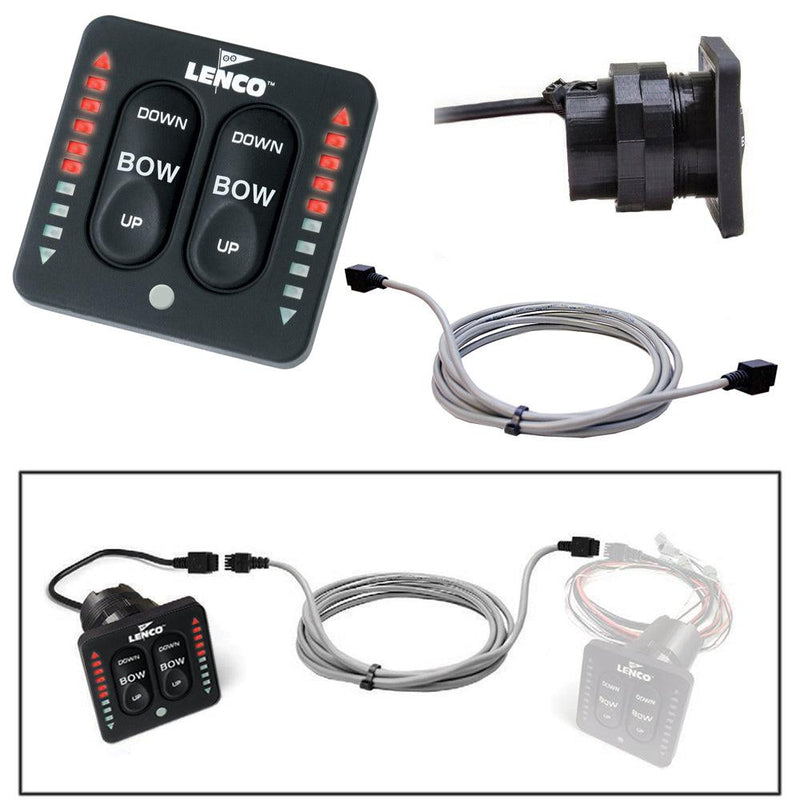 Lenco Flybridge Kit f/ LED Indicator Key Pad f/All-In-One Integrated Tactile Switch - 50' [11841-005] - Wholesaler Elite LLC