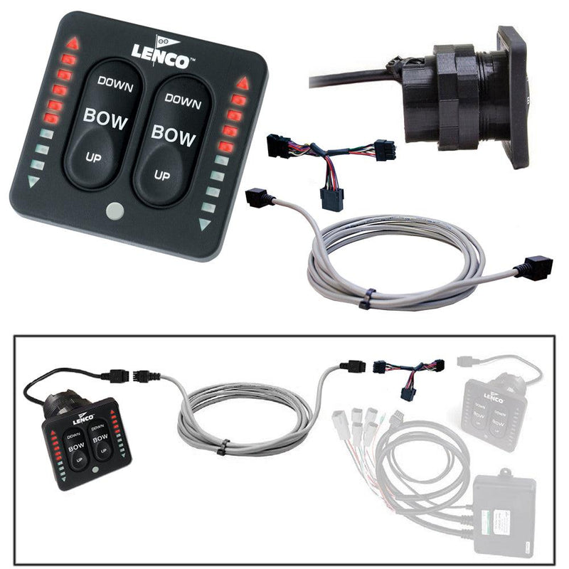 Lenco Flybridge Kit f/LED Indicator Key Pad f/Two-Piece Tactile Switch - 10' [11941-001] - Wholesaler Elite LLC