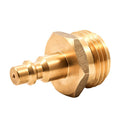 Camco Blow Out Plug - Brass - Quick-Connect Style [36143] - Wholesaler Elite LLC