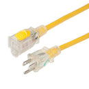 Marinco 14/3 Locking Extension Cord - 15A - 25' [150025] - Wholesaler Elite LLC