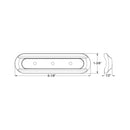 TACO 4-LED Deck Light - Flat Mount - White Housing [F38-8800W-1] - Wholesaler Elite LLC