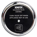 Fireboy-Xintex Propane Control Solenoid Valve w/Chrome Bezel Display [C-1C-R] - Wholesaler Elite LLC