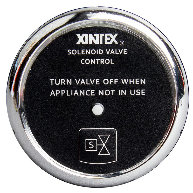 Fireboy-Xintex Propane Control Solenoid Valve w/Chrome Bezel Display [C-1C-R] - Wholesaler Elite LLC