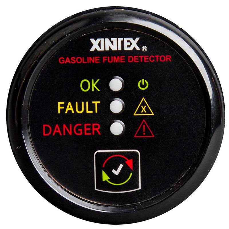 Fireboy-Xintex Gasoline Fume Detector - Black Bezel - 12/24V [G-1B-R] - Wholesaler Elite LLC