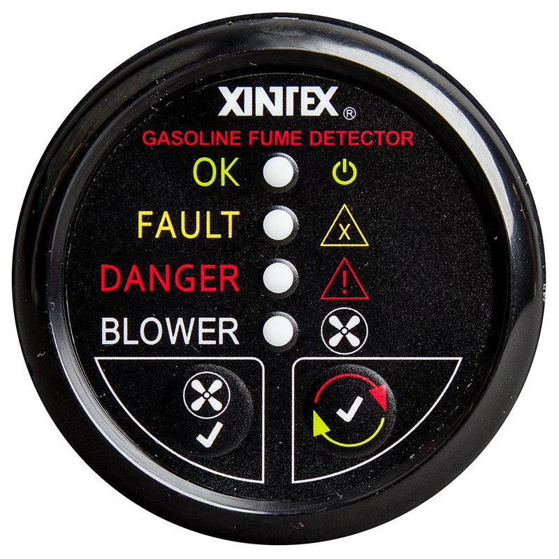 Fireboy-Xintex Gasoline Fume Detector w/Blower Control - Black Bezel - 12V [G-1BB-R] - Wholesaler Elite LLC