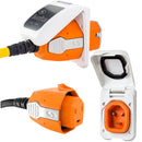 SmartPlug 30 AMP Inlet Female Cord Connector Combo - White [B30ASSYPW] - Wholesaler Elite LLC