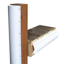 Dock Edge Piling Bumper - One End Capped - 6' - White [1020-F] - Wholesaler Elite LLC