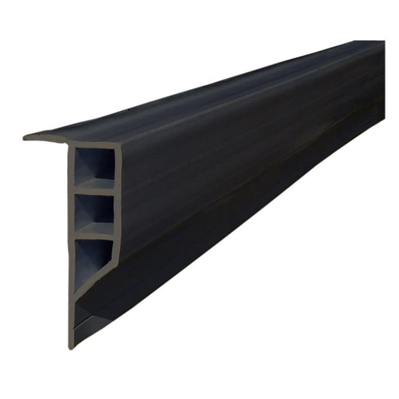 Dock Edge Standard PVC Full Face Profile - 16' Roll - Black [1163-F] - Wholesaler Elite LLC