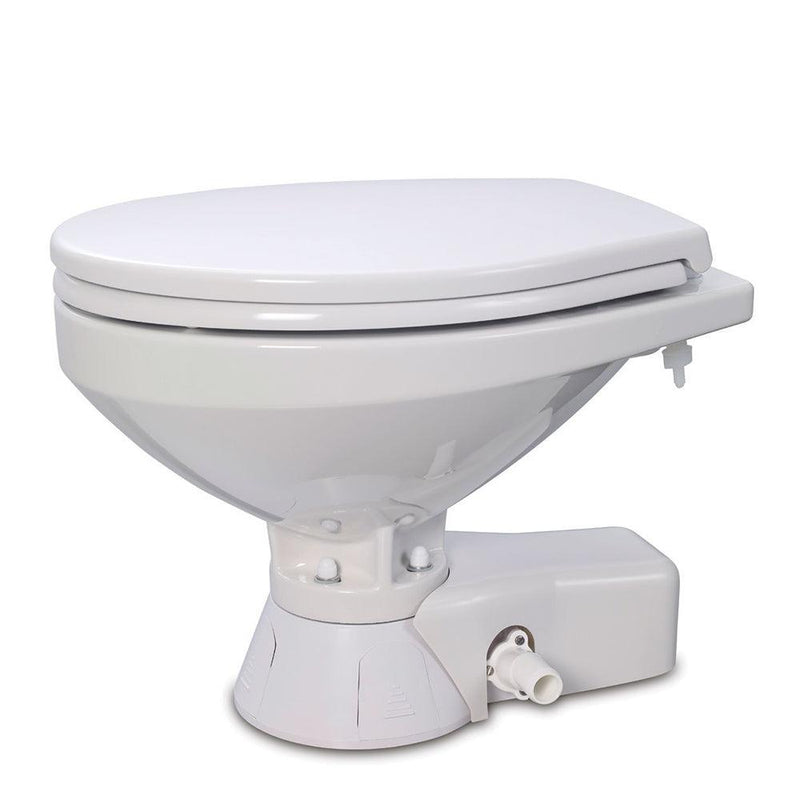 Jabsco Quiet Flush Freshwater Toilet - Compact Bowl - 24V [37045-3094] - Wholesaler Elite LLC
