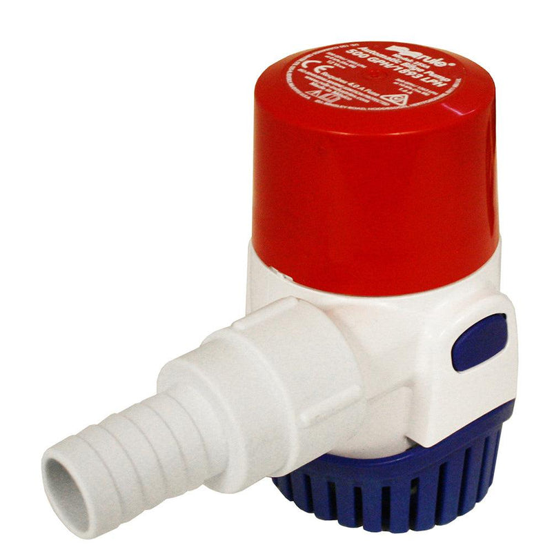 Rule 500GPH Electronic Sensing Bilge Pump - 12V [25SA] - Wholesaler Elite LLC
