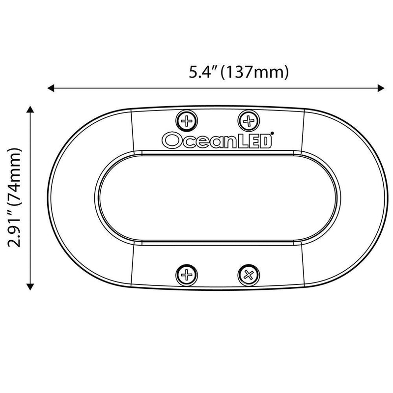 OceanLED X-Series X4 - White LEDs [012301W] - Wholesaler Elite LLC