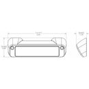 Lumitec Perimeter Light - White Finish - White/Red Dimming [101477] - Wholesaler Elite LLC