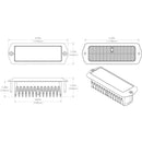 Lumitec Capri2 - Flush Mount LED Flood Light - Black Housing - 2-Color White/Blue Dimming [101186] - Wholesaler Elite LLC
