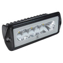 Lumitec Capri2 - Flush Mount LED Flood Light - Black Housing - 2-Color White/Blue Dimming [101186] - Wholesaler Elite LLC