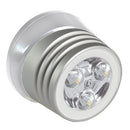 Lumitec Zephyr LED Spreader/Deck Light - Brushed White Base - White Non-Dimming [101325] - Wholesaler Elite LLC