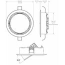 Lumitec Mirage Positionable Down Light - Spectrum RGBW Dimming - White Bezel [115127] - Wholesaler Elite LLC