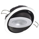Lumitec Mirage Positionable Down Light - Spectrum RGBW Dimming - White Bezel [115127] - Wholesaler Elite LLC