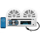 Boss Audio MCK508WB.6 Marine Stereo 6.5" Speaker Kit - White [MCK508WB.6] - Wholesaler Elite LLC