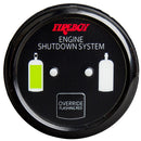 Fireboy-Xintex Deluxe Helm Display w/Gauge Body, LED Color Graphics f/Engine Shutdown System - Black Bezel Display [DU-RBH-20-R] - Wholesaler Elite LLC