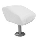 Taylor Made Folding Pedestal Boat Seat Cover - Vinyl White [40220] - Wholesaler Elite LLC