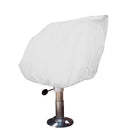 Taylor Made Helm/Bucket/Fixed Back Boat Seat Cover - Vinyl White [40230] - Wholesaler Elite LLC