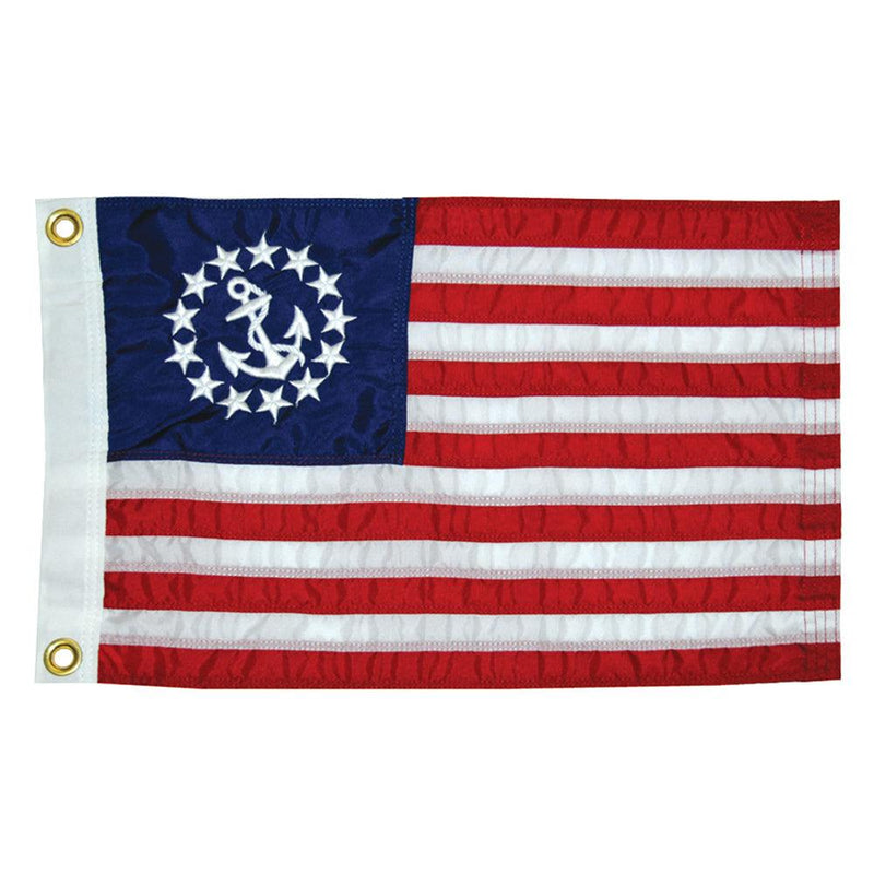 Taylor Made 12" x 18" Deluxe Sewn US Yacht Ensign Flag [8118] - Wholesaler Elite LLC