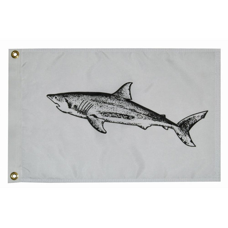 Taylor Made 12" x 18" Shark Flag [3218] - Wholesaler Elite LLC
