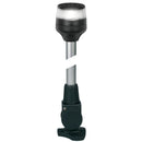Hella Marine NaviLED 360 Compact All Round Lamp - 2nm - 12" Fold Down Base - Black [980960301] - Wholesaler Elite LLC