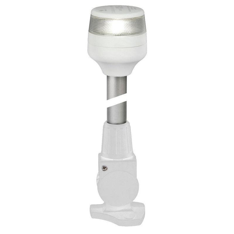 Hella Marine NaviLED 360 Compact All Round Lamp - 2nm - 12" Fold Down Base - White [980960311] - Wholesaler Elite LLC
