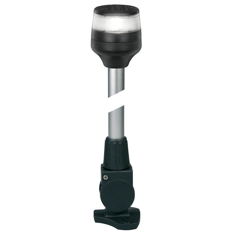 Hella Marine NaviLED 360 Compact All Round Lamp - 2nm - 40" Fold Down Base - Black [980960461] - Wholesaler Elite LLC
