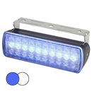Hella Marine Sea Hawk XL Dual Color LED Floodlights - Blue/White LED - Black Housing [980950061] - Wholesaler Elite LLC