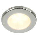 Hella Marine EuroLED 75 3" Round Screw Mount Down Light - Warm White LED - Stainless Steel Rim - 24V [958109121] - Wholesaler Elite LLC