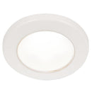Hella Marine EuroLED 75 3" Round Screw Mount Down Light - White LED - White Plastic Rim - 12V [958110011] - Wholesaler Elite LLC