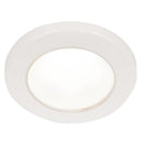Hella Marine EuroLED 75 3" Round Screw Mount Down Light - White LED - White Plastic Rim - 24V [958110111] - Wholesaler Elite LLC
