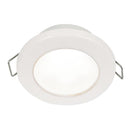 Hella Marine EuroLED 75 3" Round Spring Mount Down Light - White LED - White Plastic Rim - 12V [958110511] - Wholesaler Elite LLC