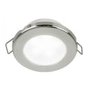 Hella Marine EuroLED 75 3" Round Spring Mount Down Light - White LED - Stainless Steel Rim - 12V [958110521] - Wholesaler Elite LLC